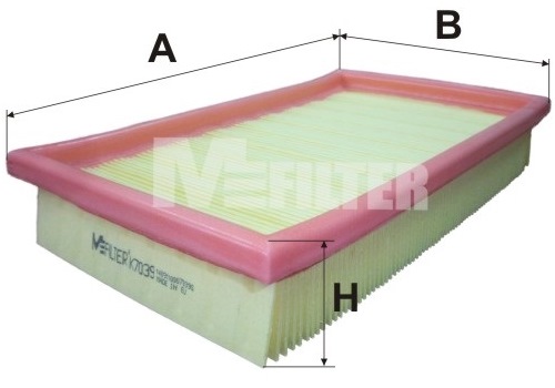 K 7039 Фільтр повітряний FILTRON арт. K 7039